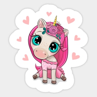 Cute Unicorn Sticker